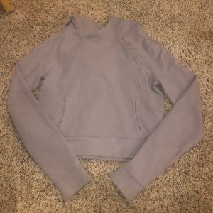 Cropped Lululemon sweatshirt